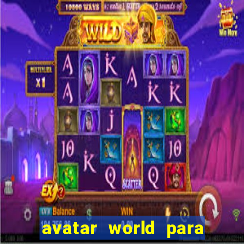 avatar world para imprimir e colorir